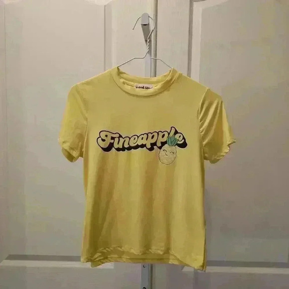 Weekend Edition Fineapple Graphic Tee - Bright Yellow - Picture 1 of 4